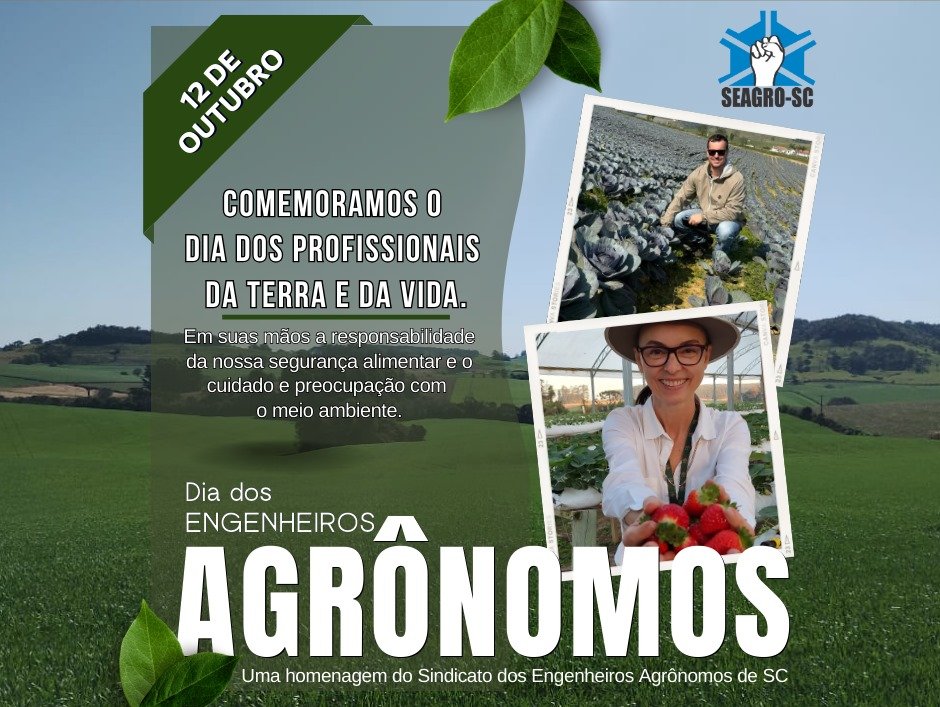 12 de Outubro - Dia dos Engenheiros Agrônomos