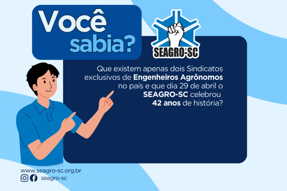 Você sabia que só existem dois Sindicatos exclusivos de Engenheiros Agrônomos no país?